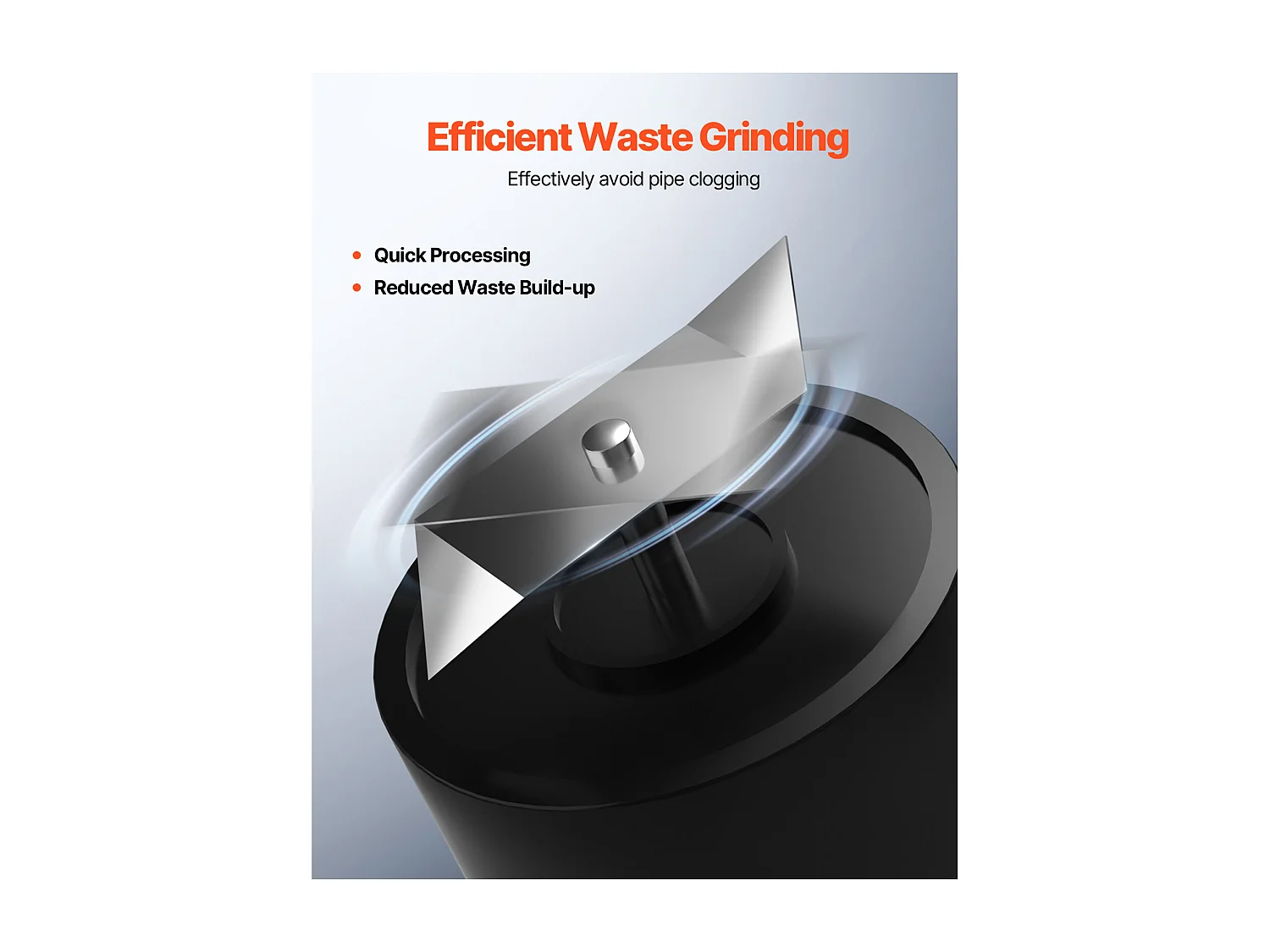 Pompe de Macération SucceBuy Pompe de Macération Toilettes 500 W, Débit 110 L/min, Hauteur 8 m