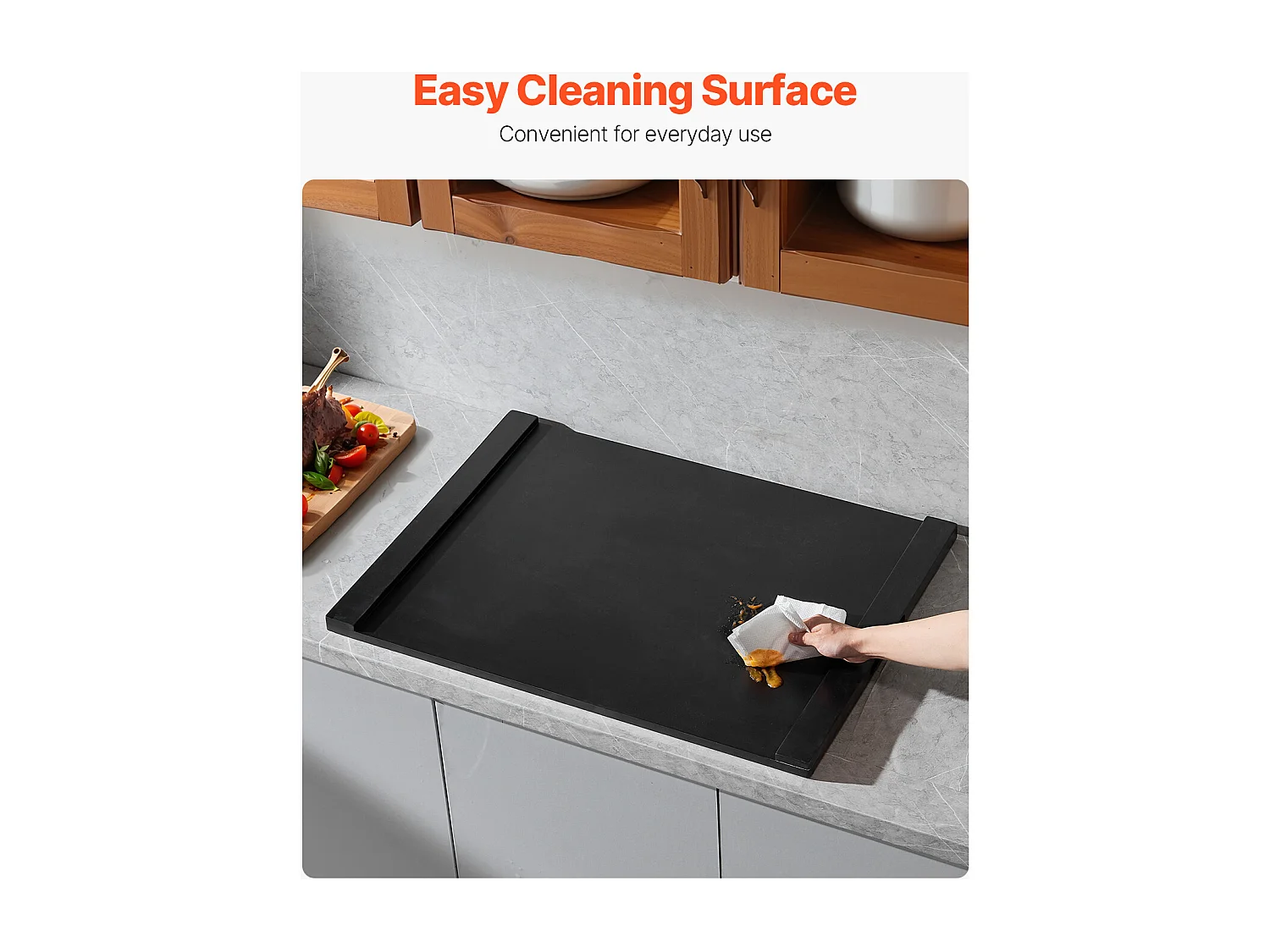 Plaque de Protection SucceBuy Housse de Protection pour Cuisinière à Gaz avec Planche 762 x 560 mm