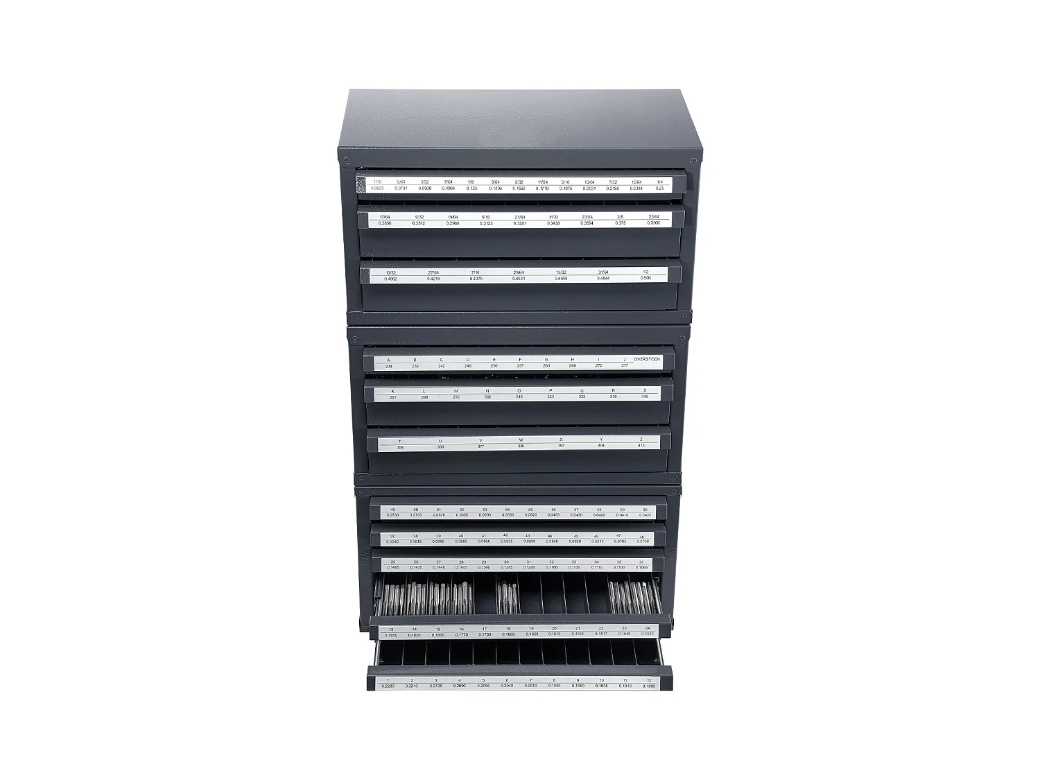 Organisateur de Distributeur SucceBuy de Forets, Armoire 3 Pièces, Trois Tiroirs et Cinq Tiroirs pour Calibre de Fil #1 à #60, Rangement Empliable