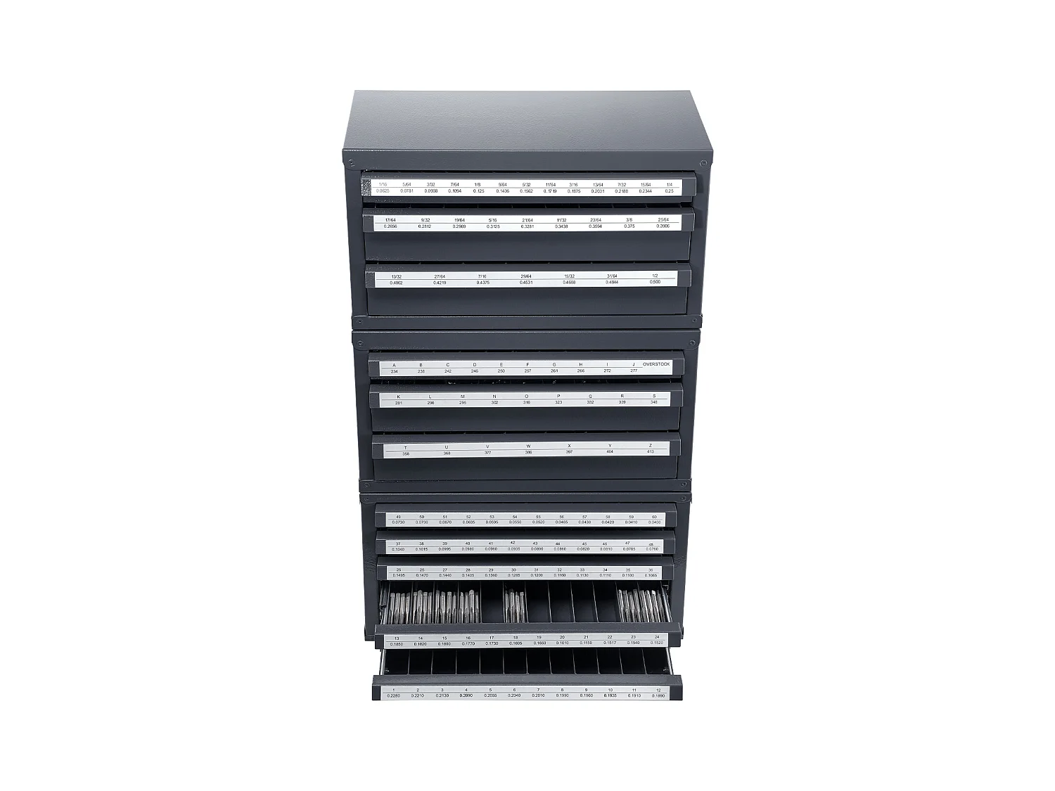 Organisateur de Distributeur SucceBuy de Forets, Armoire 3 Pièces, Trois Tiroirs et Cinq Tiroirs pour Calibre de Fil #1 à #60, Rangement Empliable