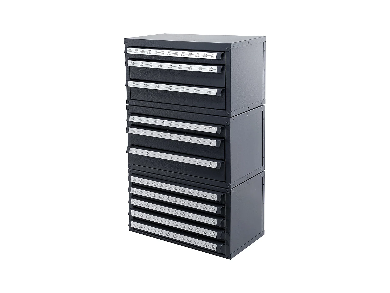 Organisateur de Distributeur SucceBuy de Forets, Armoire 3 Pièces, Trois Tiroirs et Cinq Tiroirs pour Calibre de Fil #1 à #60, Rangement Empliable