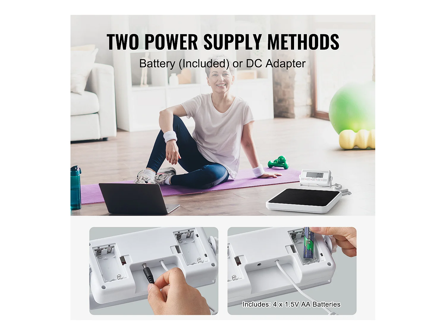 Medisch Weegschaal, SucceBuy Professionele Weegschaal 250 kg - Groot Antislip Platform, Digitaal Display, Klinisch Gebruik