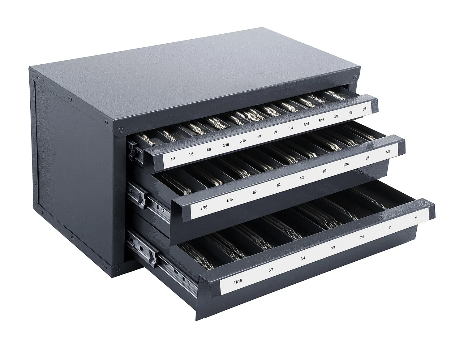 Opslagkast SucceBuy voor Afwerkingsgereedschap, 3 Lades, 2.54/20.32cm - 2.54cm, 29 Vakken