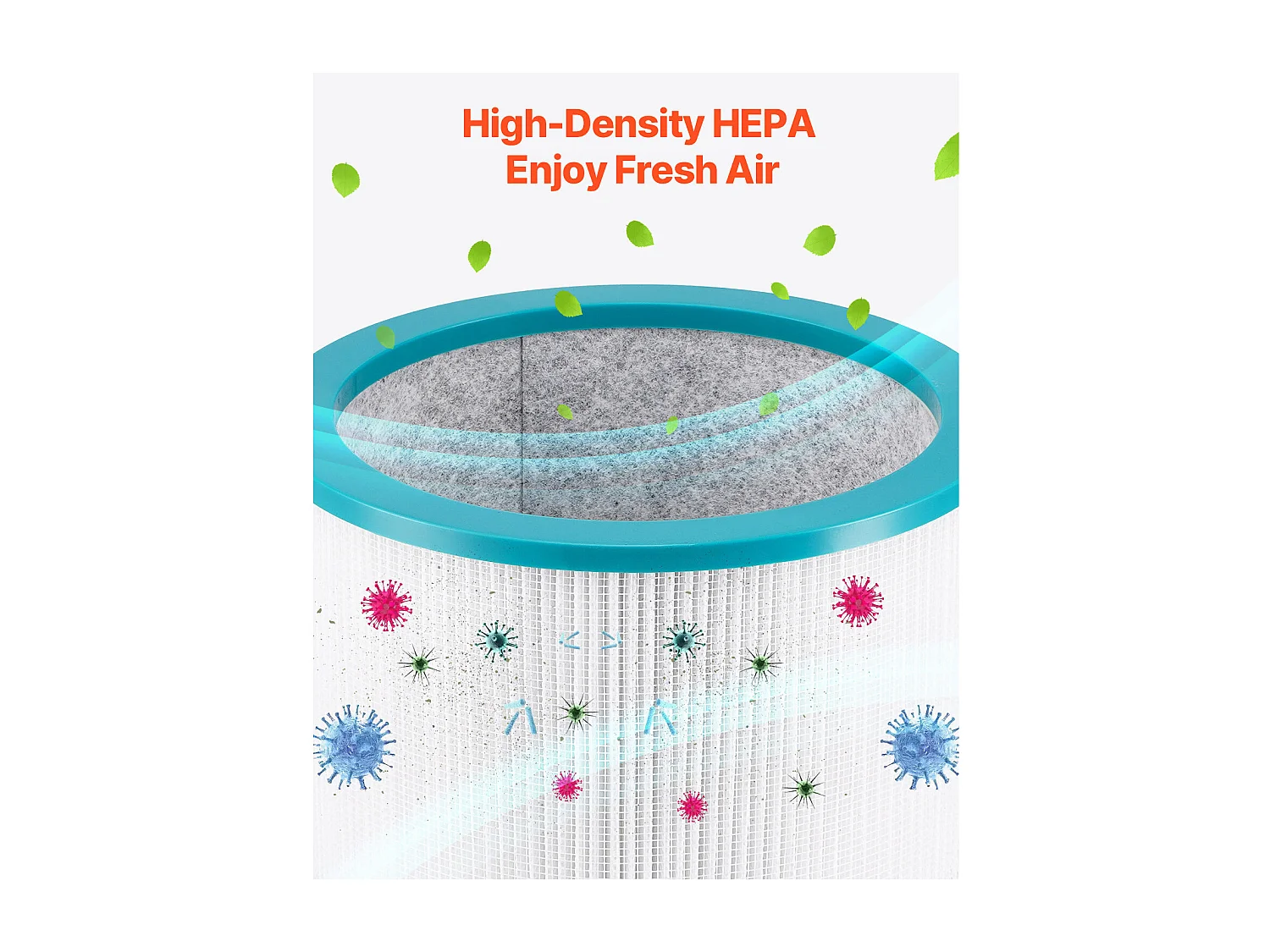 Ventilateur Colonne SucceBuy Ventilateur Tour Oscillant de 101,5 cm avec Télécommande et Minuterie Réglable