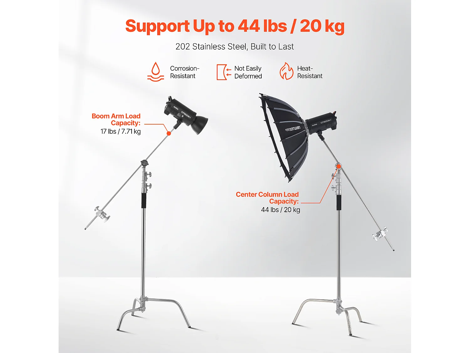 Support C SucceBuy z Wysięgnikiem, Maksymalna Wysokość : 3,3 m