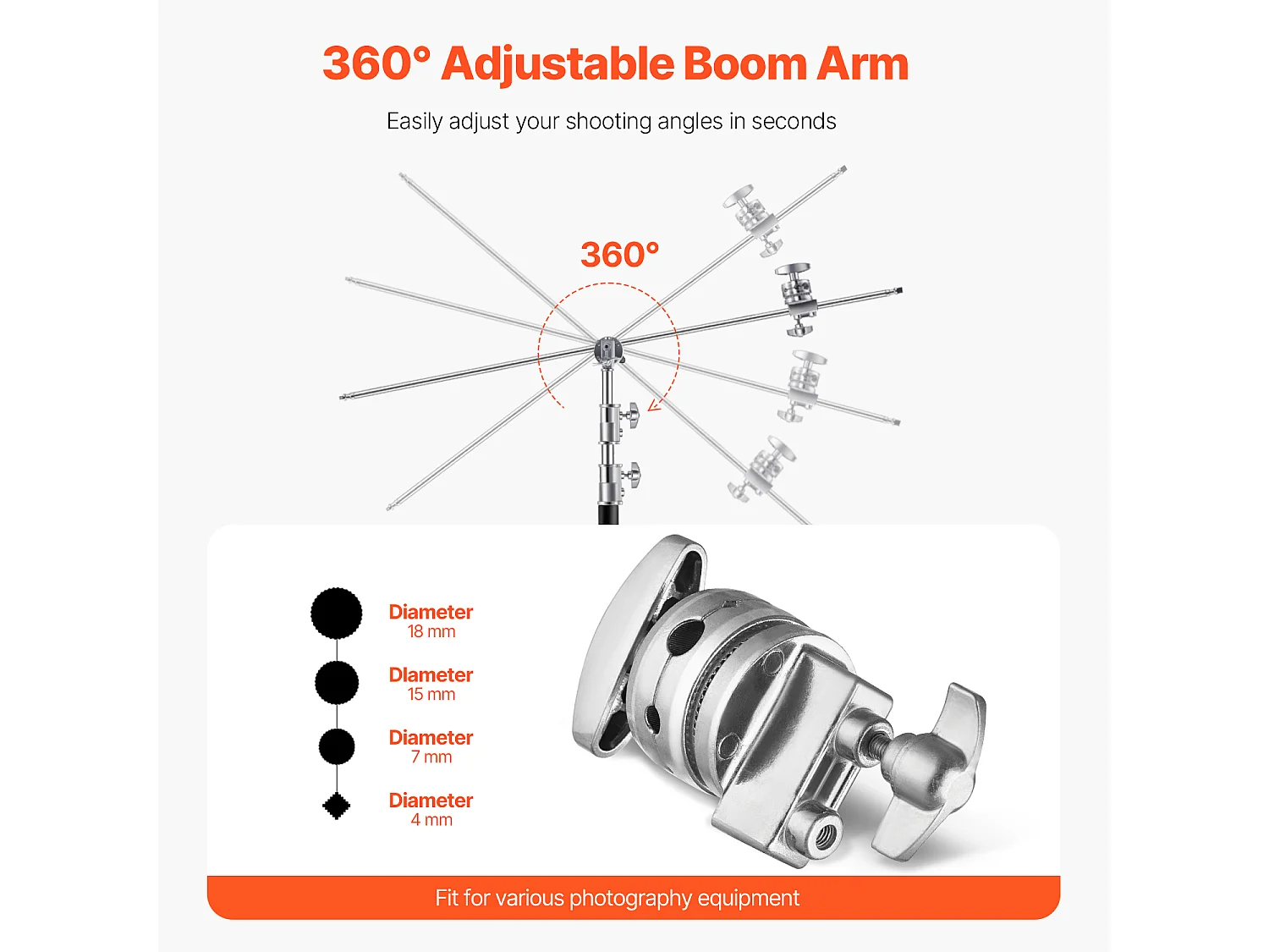 Support C SucceBuy z Wysięgnikiem, Maksymalna Wysokość : 3,3 m