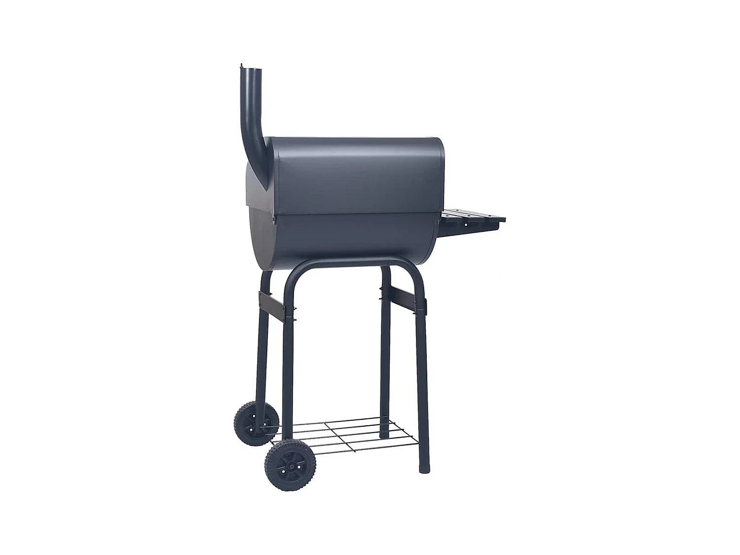 Gril barbecue au charbon avec étagère inférieure Noir