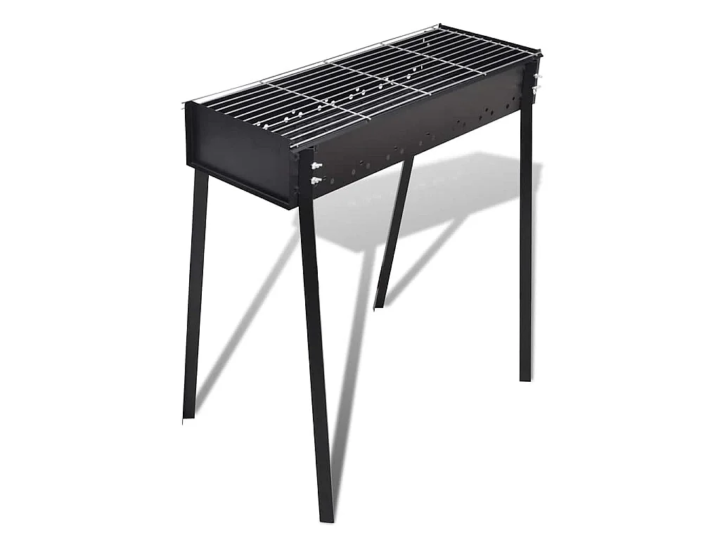 Barbecue carvão 75 x 28 cm de pé / Quadrado