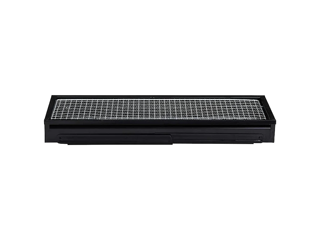 Campingbarbecue draagbaar 60x22,5x33 cm roestvrij
