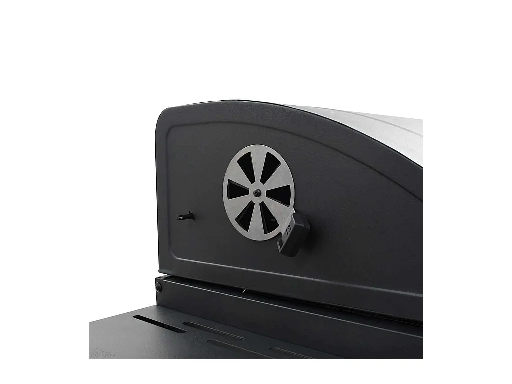 Gril de barbecue au charbon de bois et étagère inférieure Noir