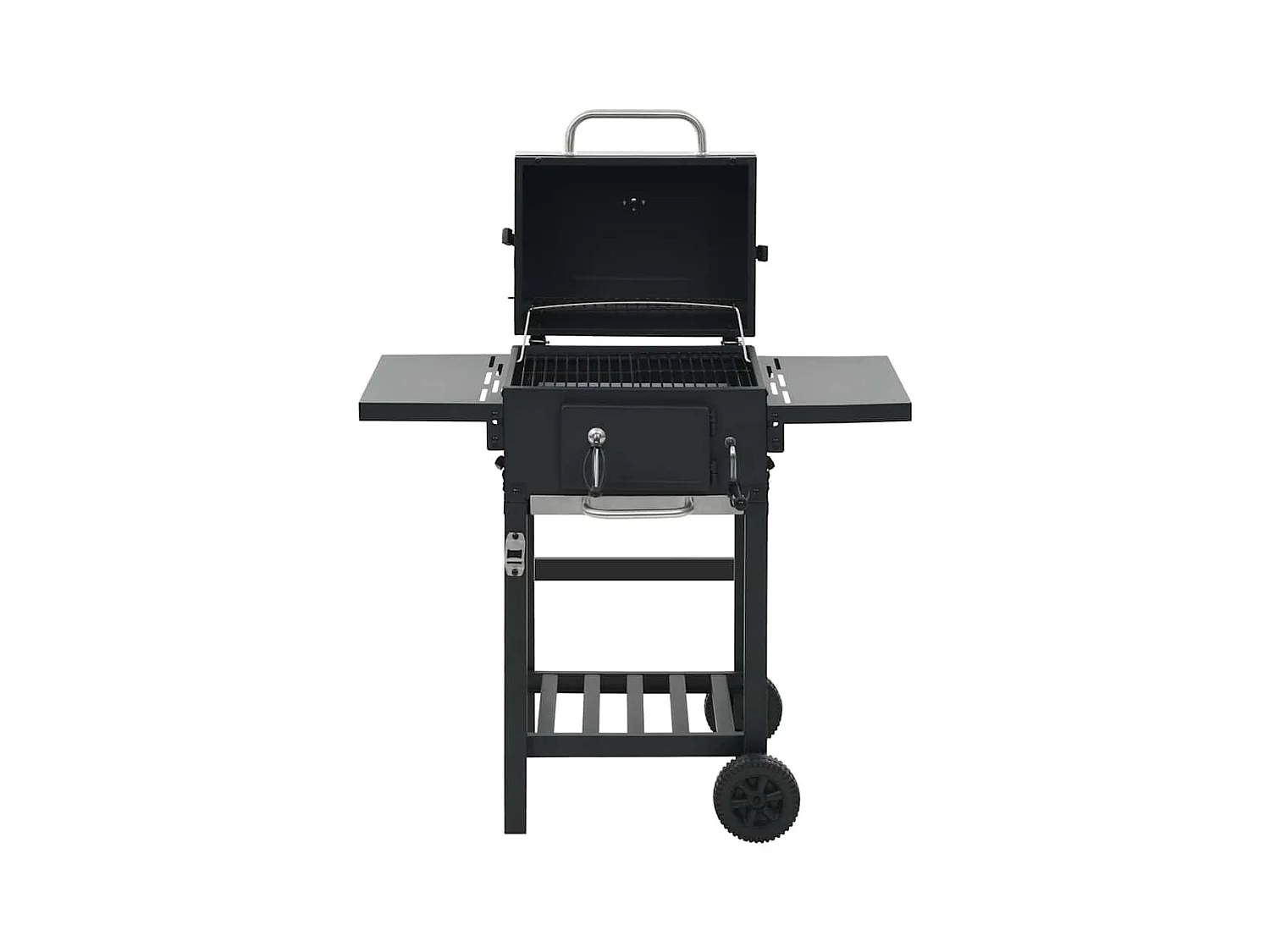 Barbecue a Carbonella con Ripiano Inferiore Nero