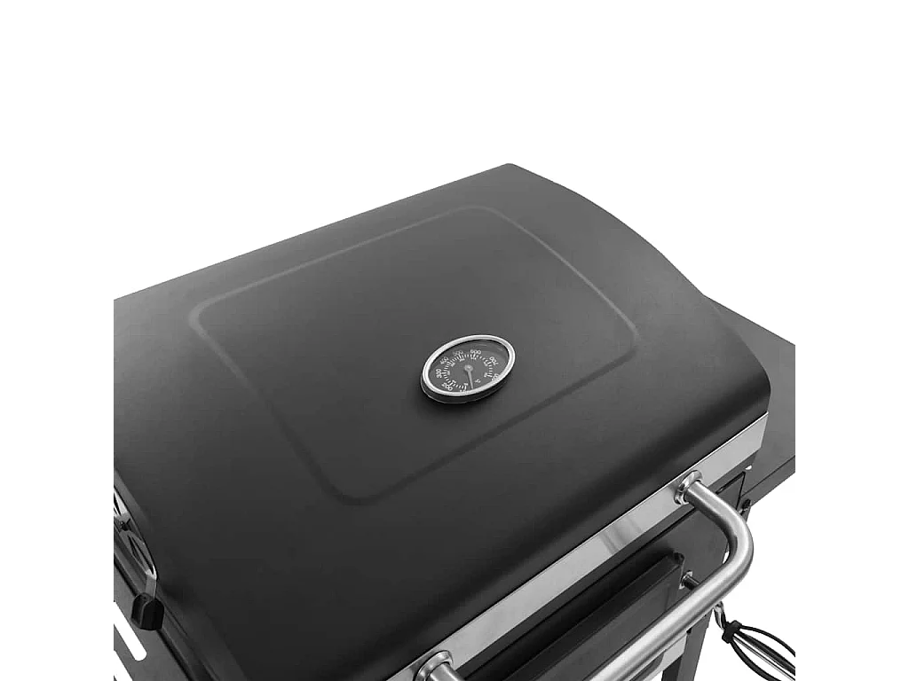 Barbecue a Carbonella con Ripiano Inferiore Nero