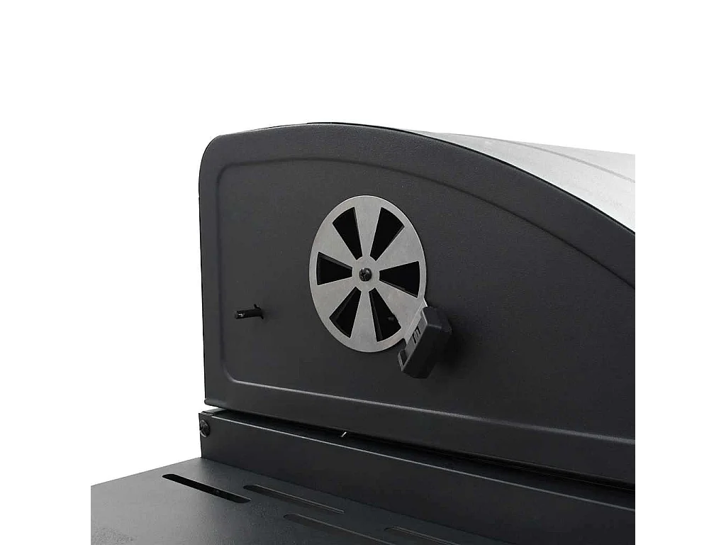 Barbecue a Carbonella con Ripiano Inferiore Nero