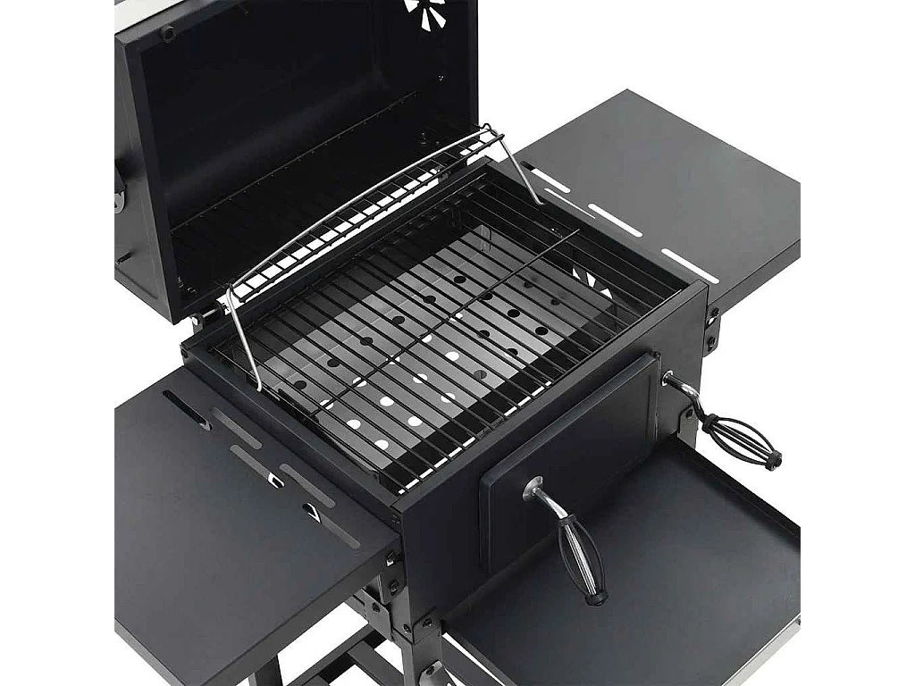 Horno para pizza y barbacoa al aire libre 3 en 1 negro