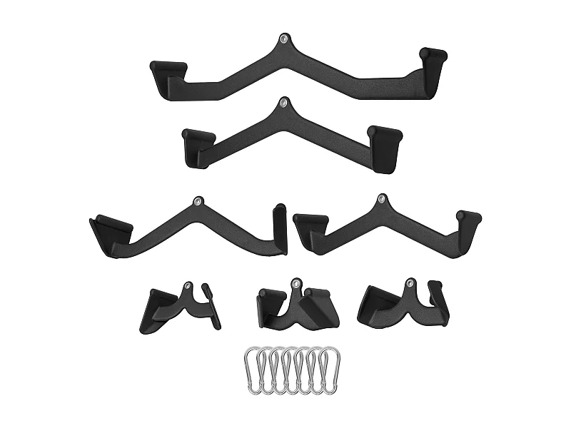 Przewód Ciągający w Kształcie V SucceBuy, Zestaw Akcesoriów do Ciągnięć Bocznych, Przewody z Maszyny z Kabelem 7 Sztuk do Siłowni Domowej