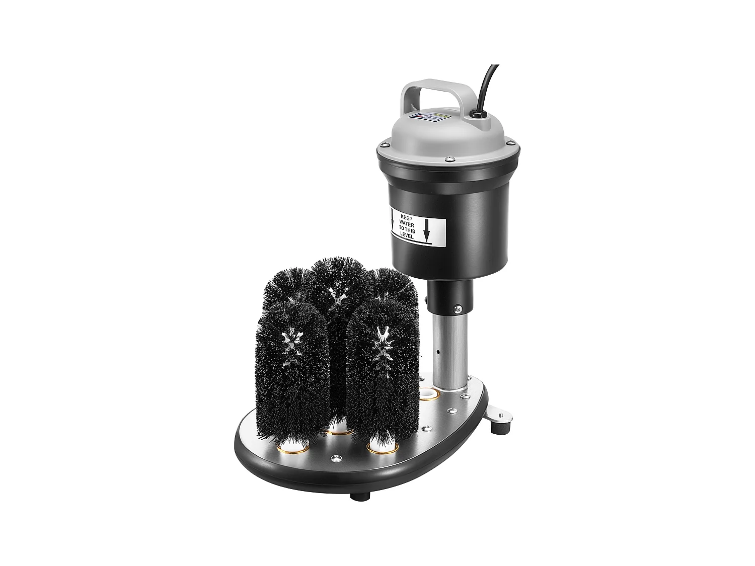 Lave-verres Électrique SucceBuy, 5 Brosses, 1200 Tasses/h, pour Différents Verres