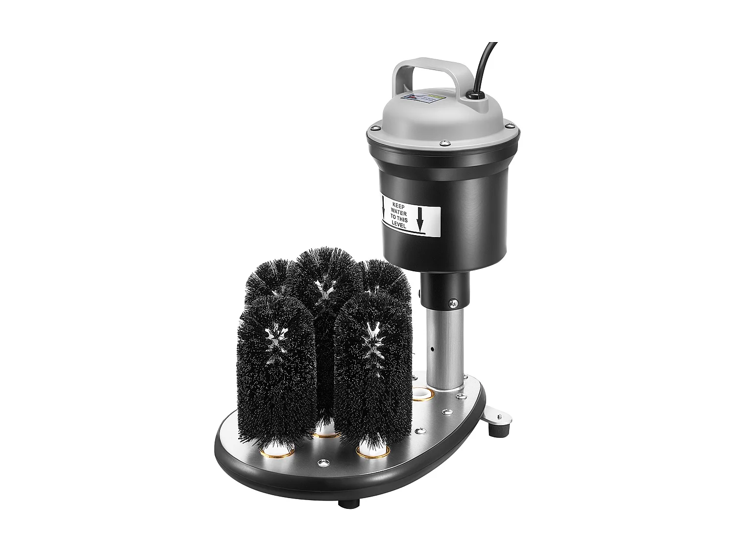 Lave-verres Électrique SucceBuy, 5 Brosses, 1200 Tasses/h, pour Différents Verres