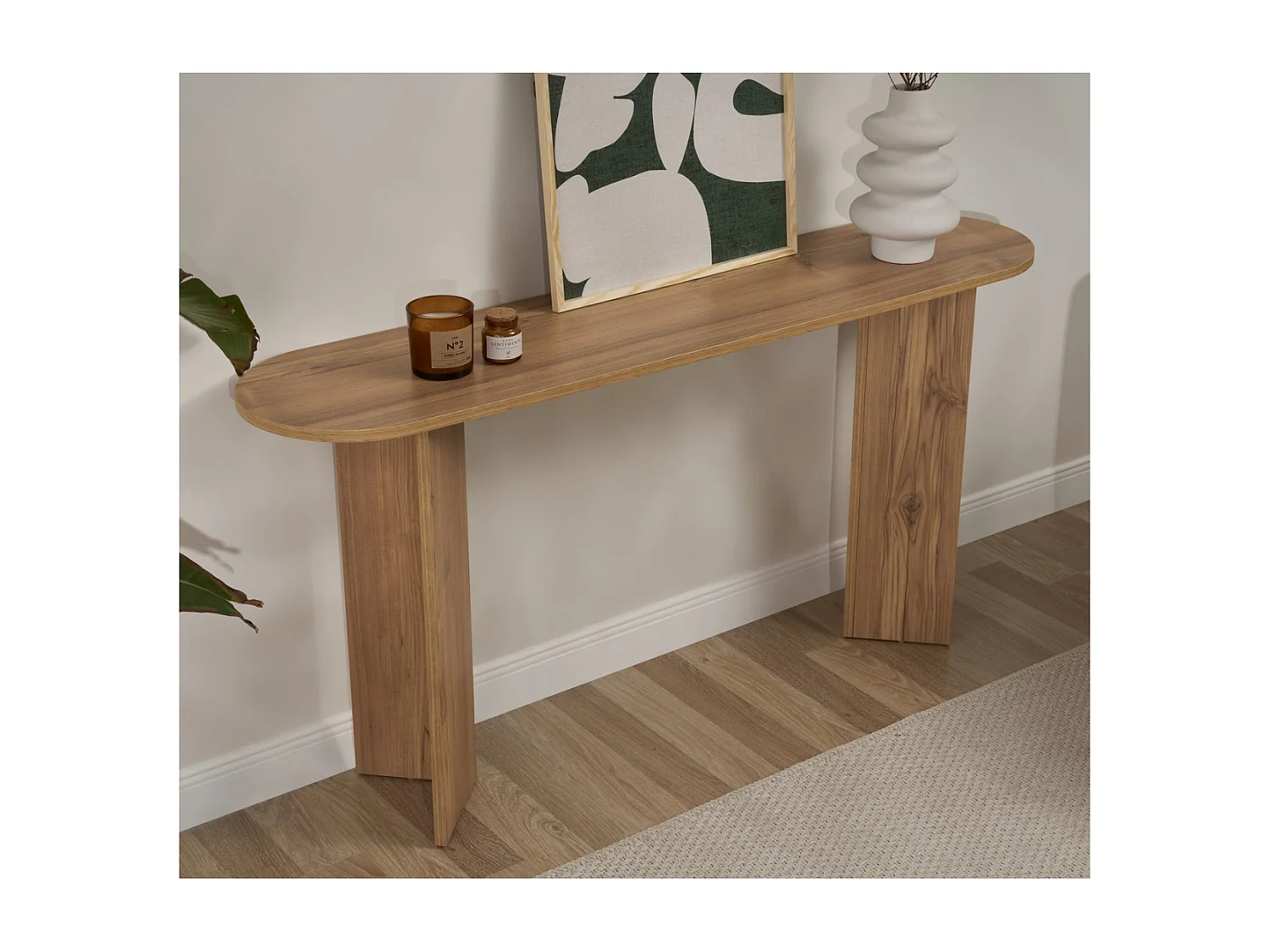 Console avec deux pieds L150 cm - SIRA