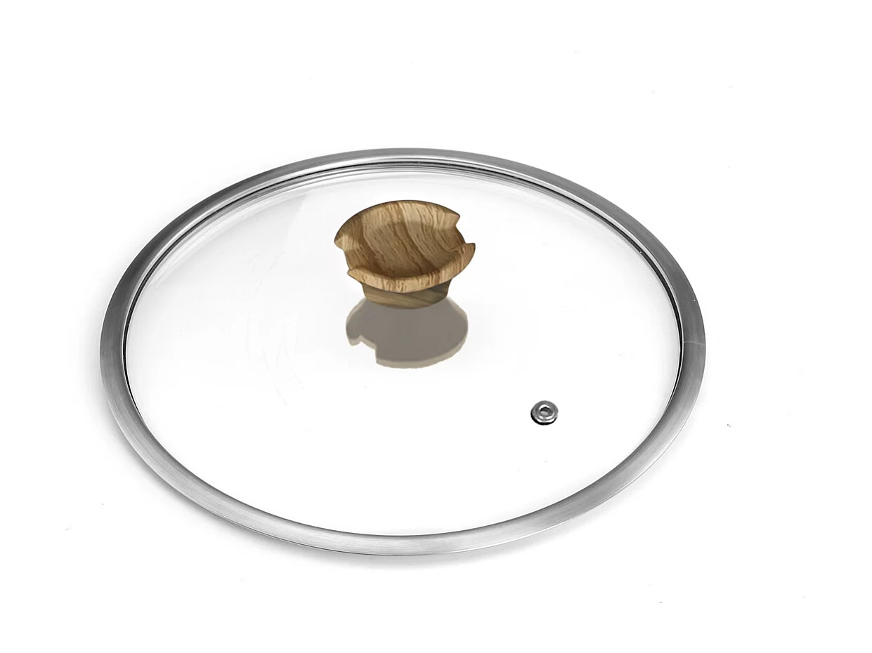 Mythic - Sauteuse 24 cm avec revêtement en céramique blanche et couvercle