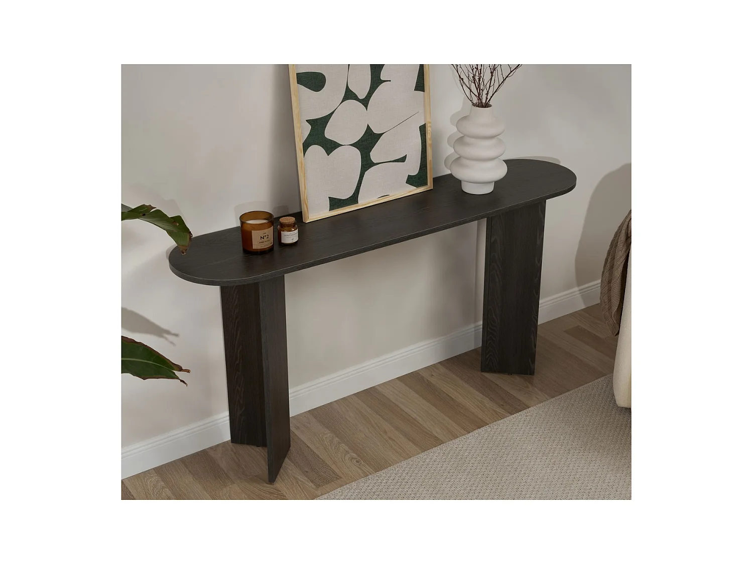 Console avec deux pieds L150 cm - SIRA