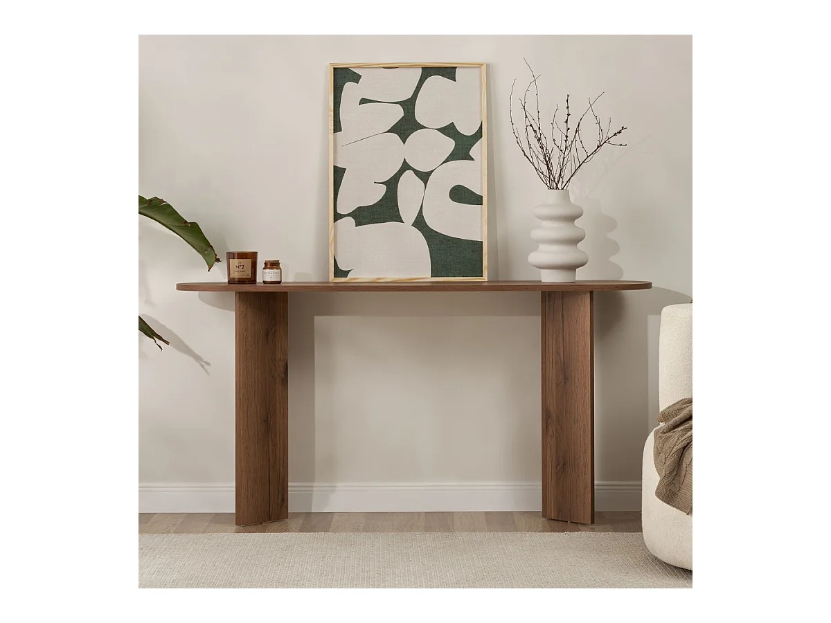 Console avec deux pieds L150 cm - SIRA