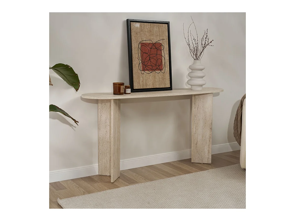 Console avec deux pieds L150 cm - SIRA