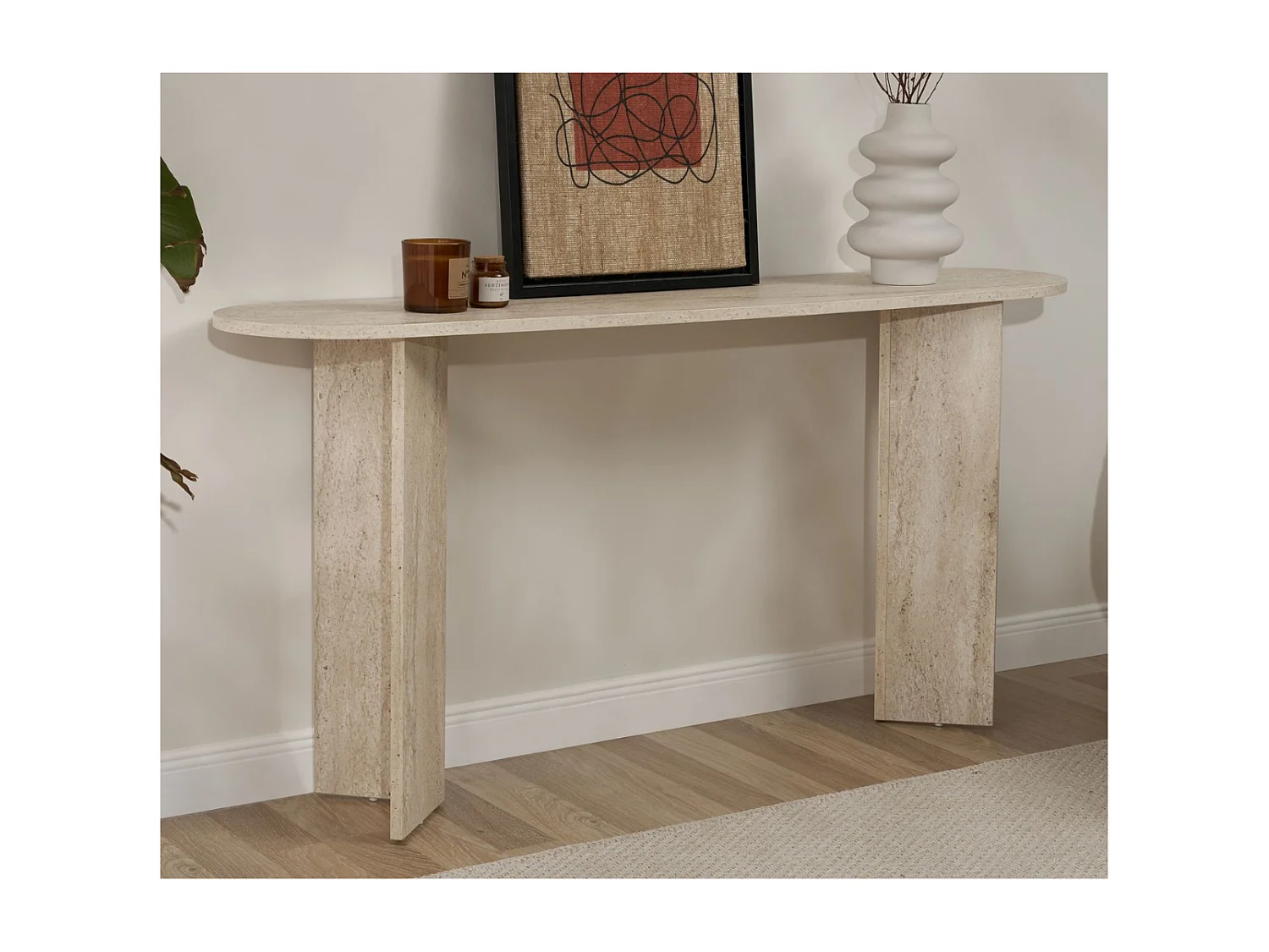 Console met twee poten L150 cm - SIRA