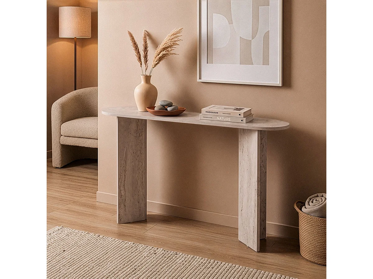 Console avec deux pieds L150 cm - SIRA