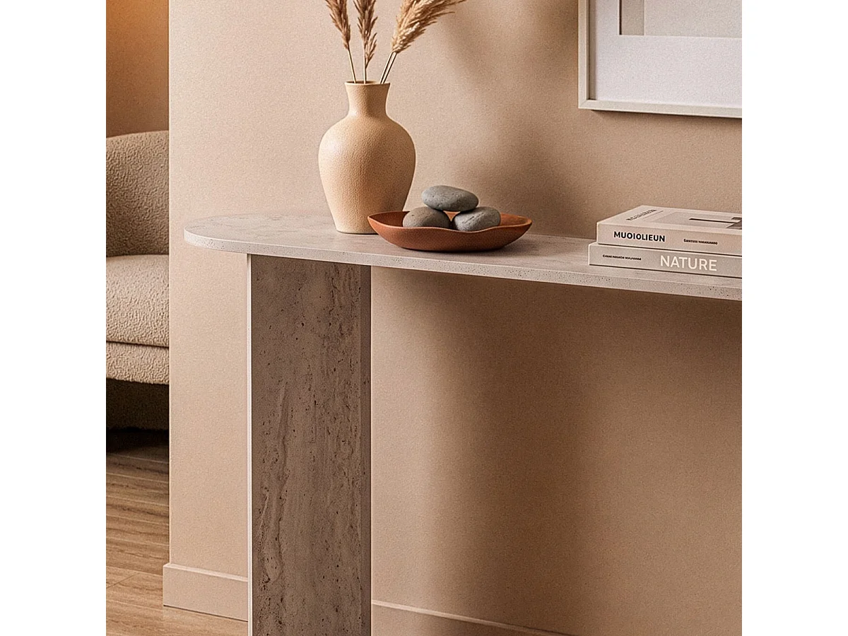 Console avec deux pieds L150 cm - SIRA
