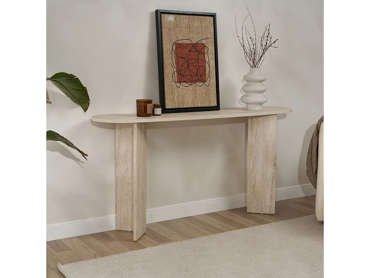 Console avec deux pieds L150 cm - SIRA