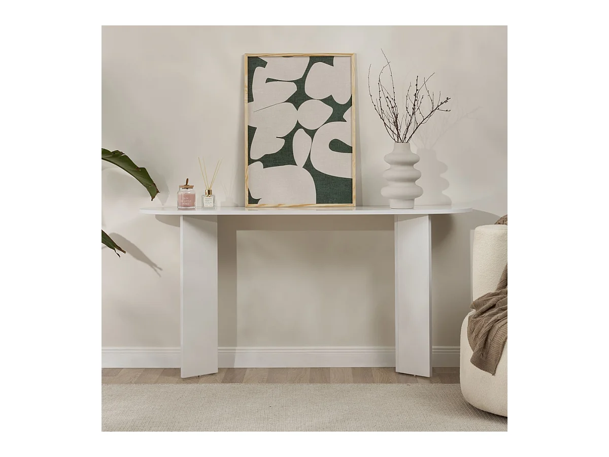 Console avec deux pieds L150 cm - SIRA