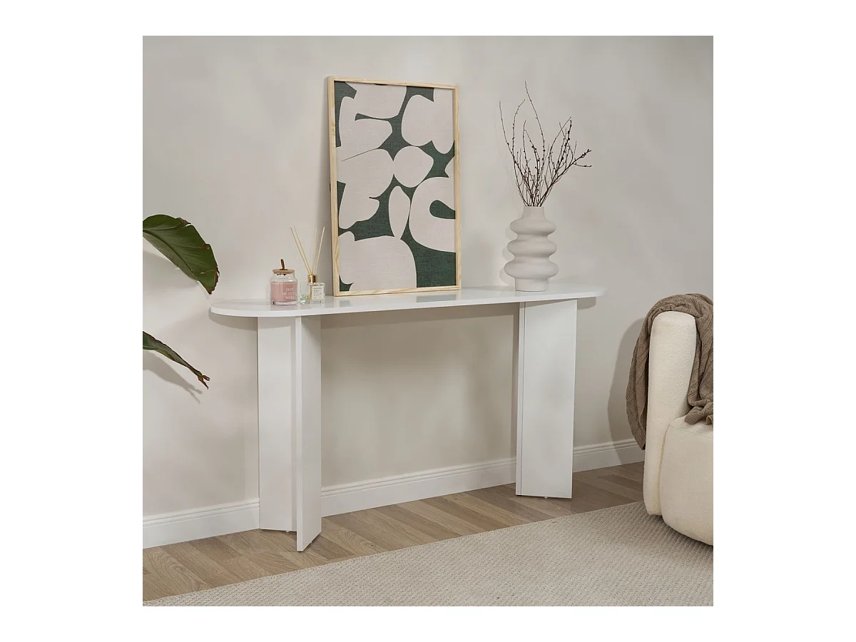 Console avec deux pieds L150 cm - SIRA