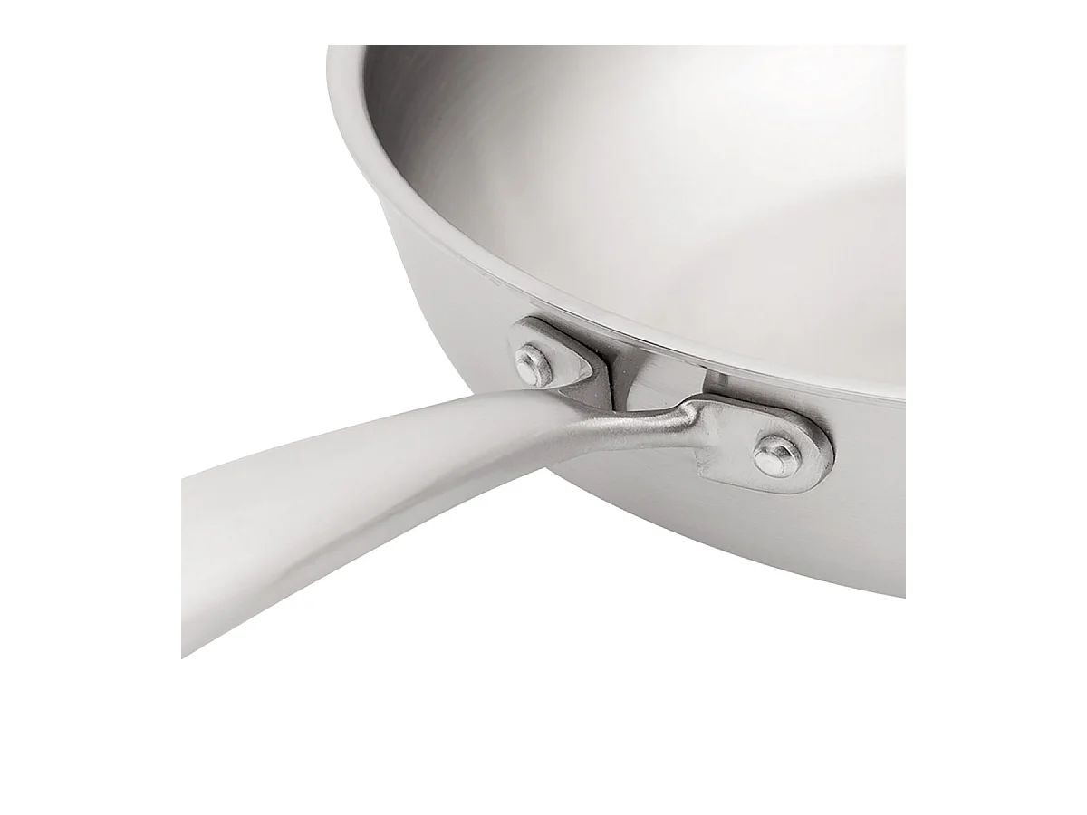 Gourmet - Set 2 poêles 24-28cm inox, 1 éplucheur et 1 couteau office