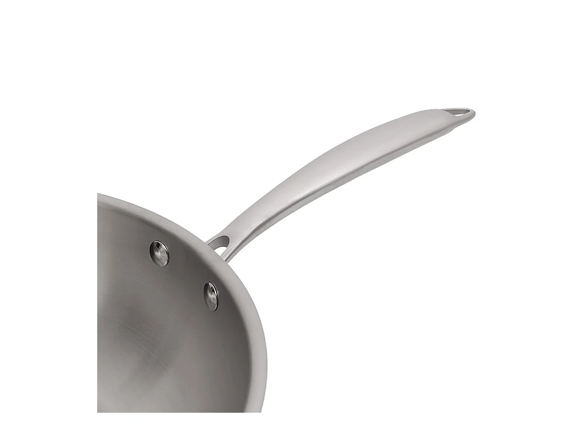 Gourmet - Set 2 poêles 24-28cm inox, 1 éplucheur et 1 couteau office