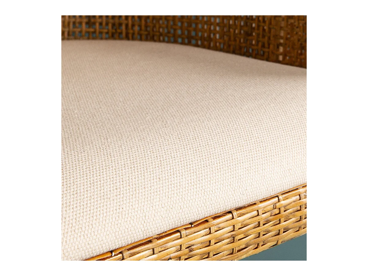 Chaise en rotin H 88cm - JULIE