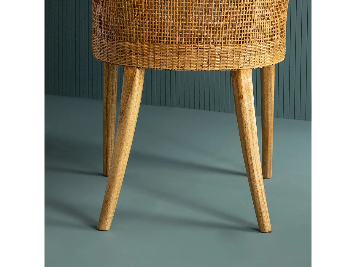 Chaise en rotin H 88cm - JULIE