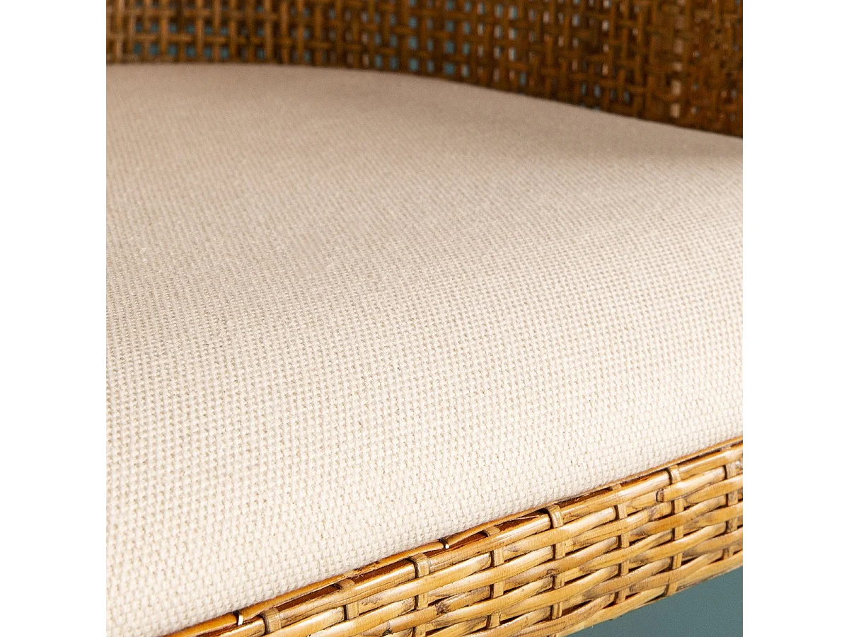 Chaise en rotin H 88cm - JULIE