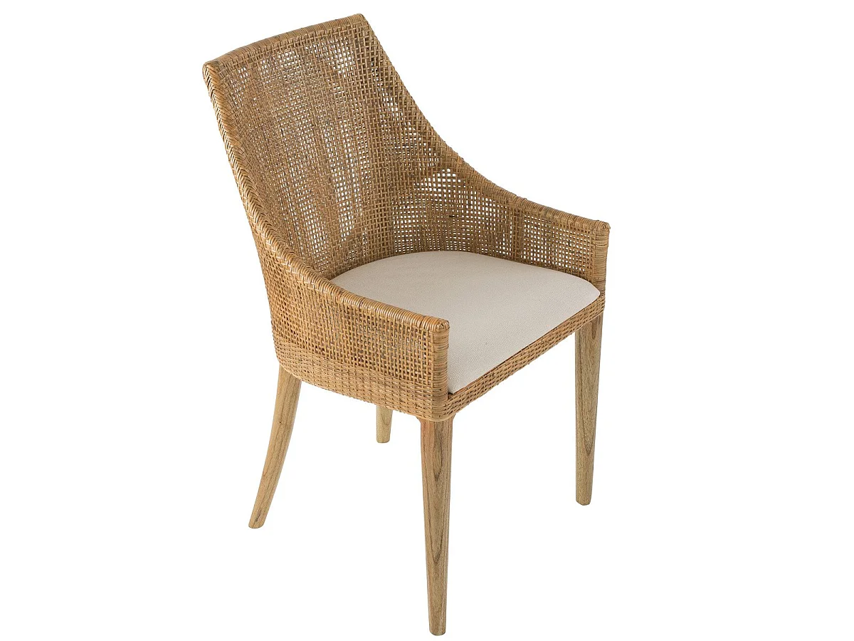 Krzesło rattanowe H 88cm - JULIE