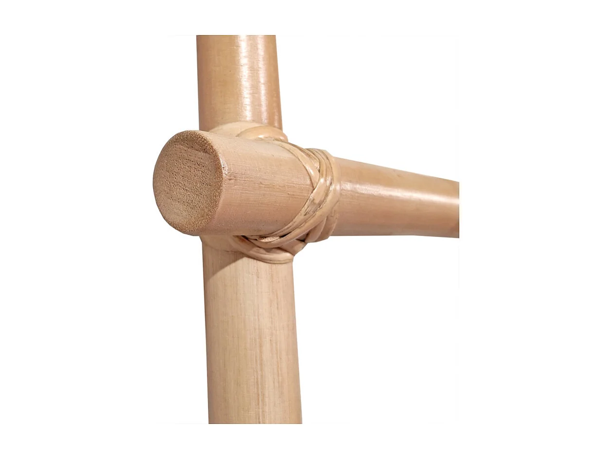 Echelle porte serviette 190 cm en rotin naturel - LIVIO