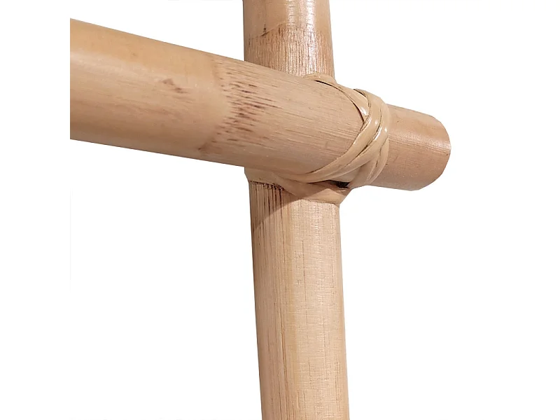 Echelle porte serviette 190 cm en rotin naturel - LIVIO