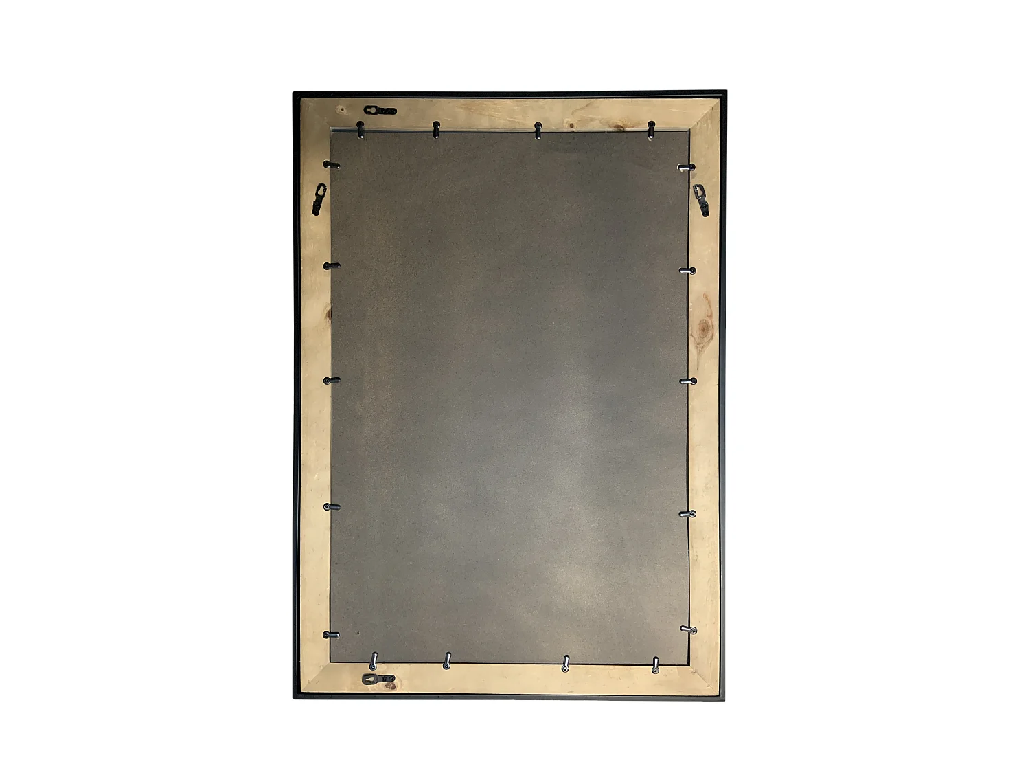 Miroir rectangle en bois et métal 73x103cm
