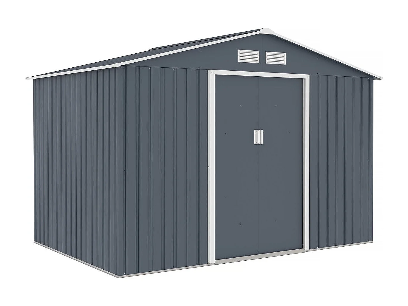 Metall-Gartenhaus "Vegas II" - 5,29 m² - Grau