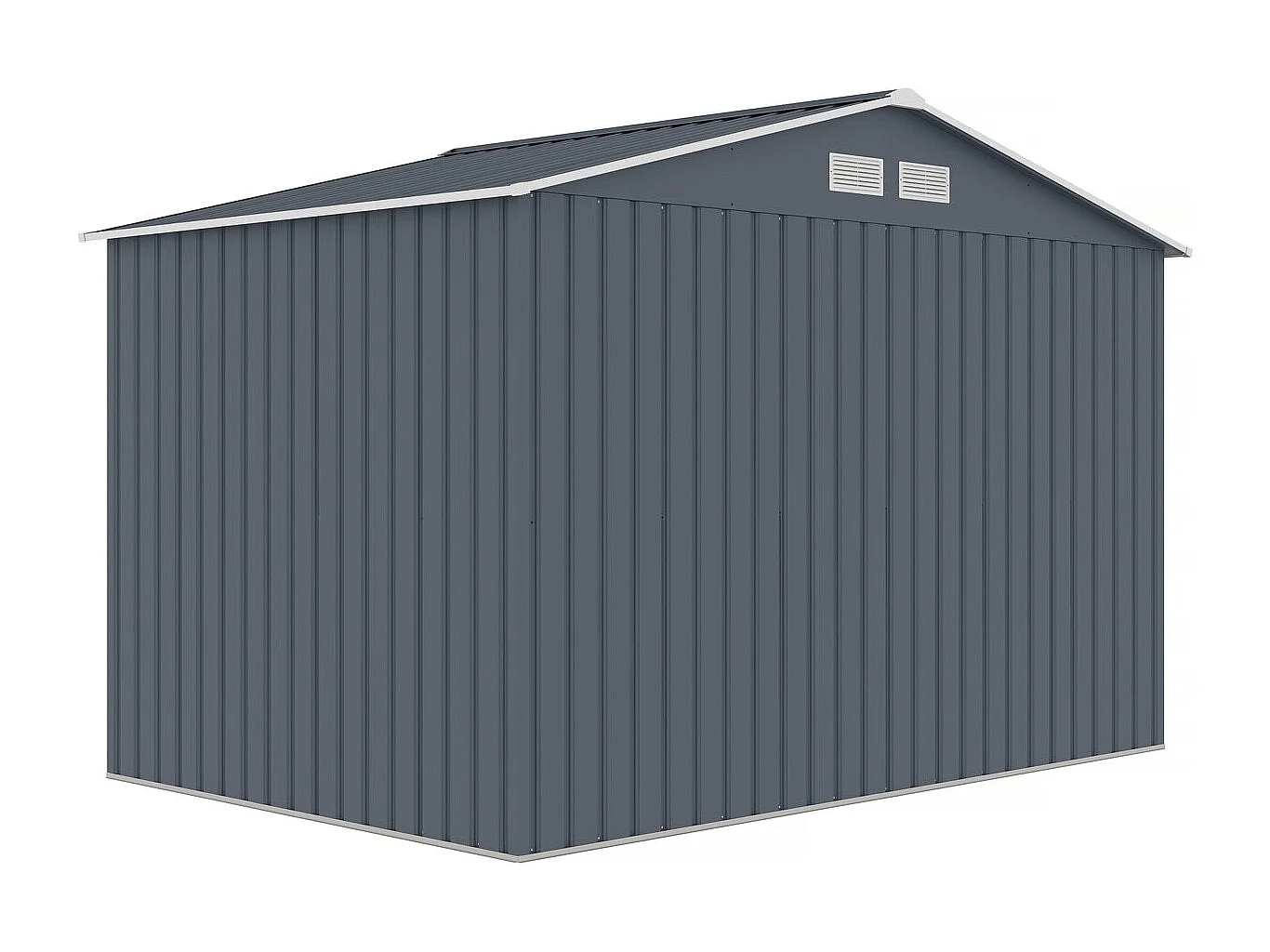 Metall-Gartenhaus "Vegas II" - 5,29 m² - Grau