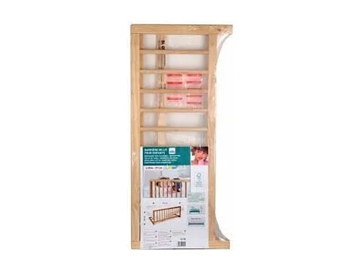 NIDALYS -Barriere de lit bois naturel 90 cm - Norme BS