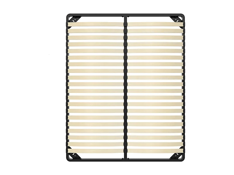 Sommier 160x200cm, 2x20 Lattes, Lit avec Sommier à Lattes