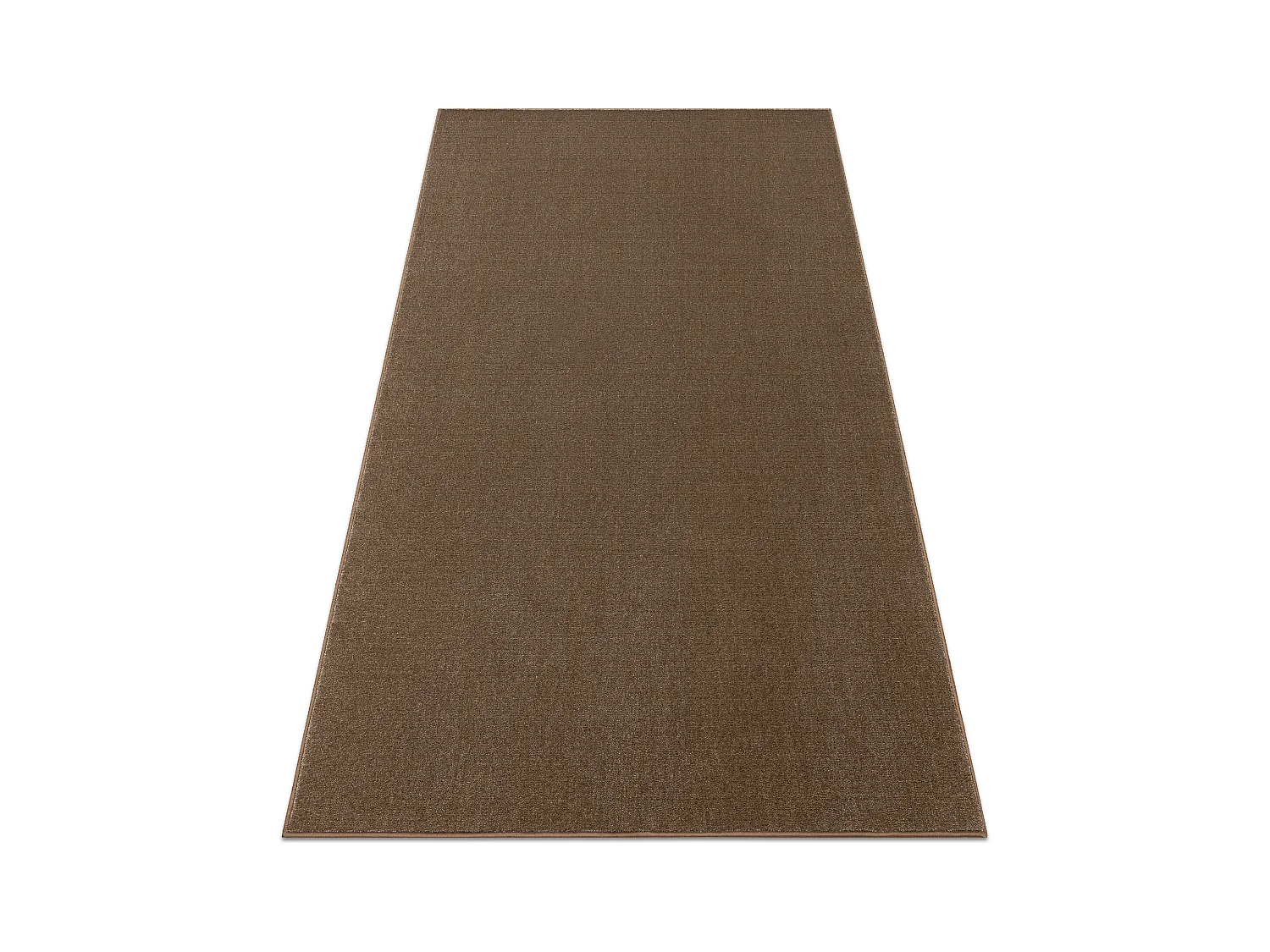 TAPIS - Moquette SEDUCTION marron 46 doux, durable, chambre, hôtel 150x200 cm