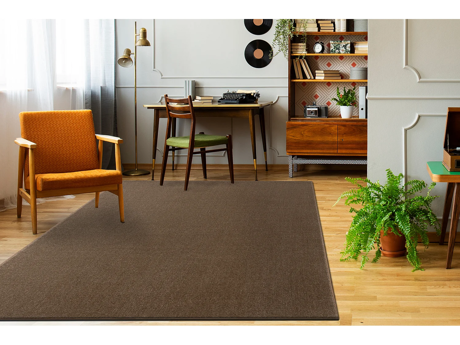 Teppich Teppichboden SEDUCTION braun 46 weich, langlebig, Schlafzimmer 150x200 cm