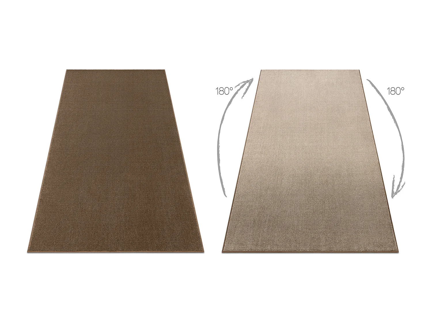 Teppich Teppichboden SEDUCTION braun 46 weich, langlebig, Schlafzimmer 150x250 cm