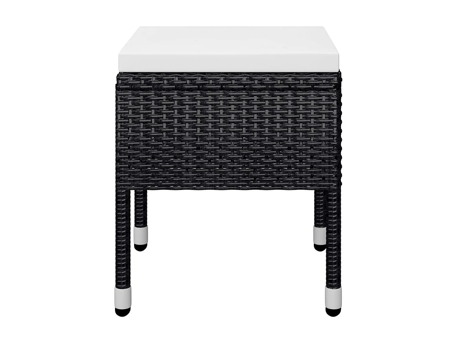 Set Mobili da Pranzo per Giardino 5 pz Nero