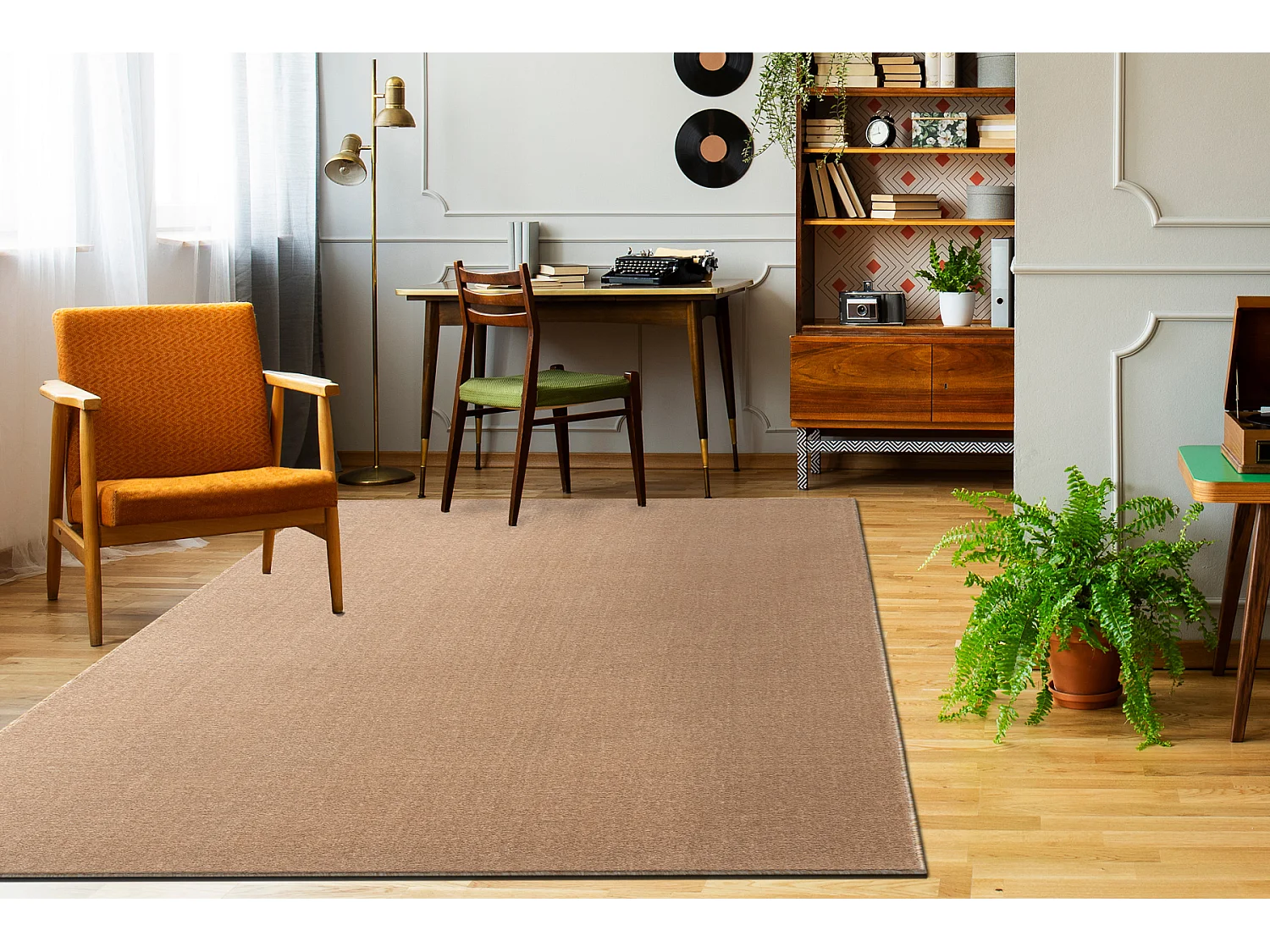 Tapete - Alcatifa SEDUCTION bege 41 macio, durável, quarto, hotel 170x230 cm